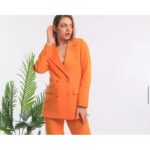 جاكيت رسمي لون برتقالي