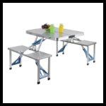 ⁦طاولة الرحلات المتنقلة قابلة للطي مع مقاعد داخلية⁩ - الصورة ⁦2⁩