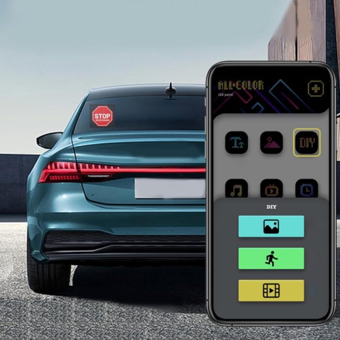 ⁦شاشة تعبيرية LED للنافذة الخلفية⁩ - الصورة ⁦3⁩