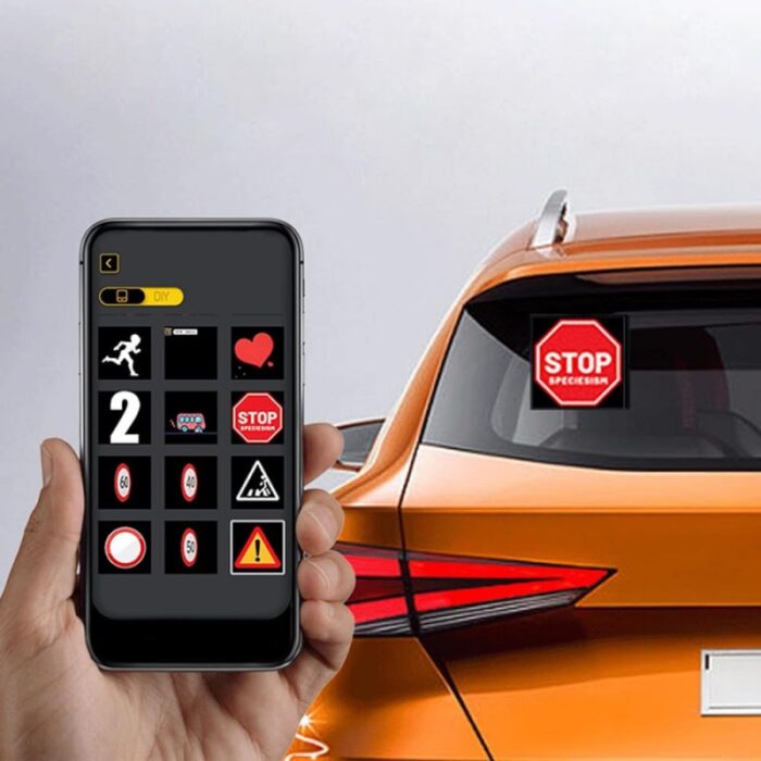 ⁦شاشة تعبيرية LED للنافذة الخلفية⁩ - الصورة ⁦4⁩