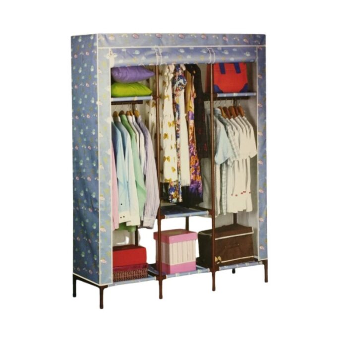 1033754338_67dc798768851 خزانة ملابس قماش قابل للتركيب حجم كبير 180×50×150 سم - الصورة 1