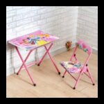 مكتب اطفال معدن حجم وسط لون زهري