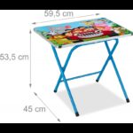 ⁦مكتب اطفال معدن حجم وسط لون ازرق⁩ - الصورة ⁦2⁩