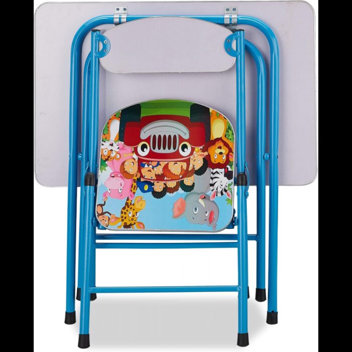 ⁦مكتب اطفال معدن حجم وسط لون ازرق⁩ - الصورة ⁦4⁩