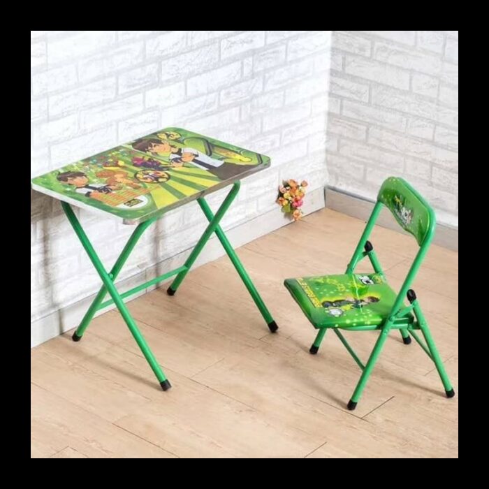 1033754342_67dc799015367 مكتب اطفال معدن حجم وسط لون اخضر - الصورة 1