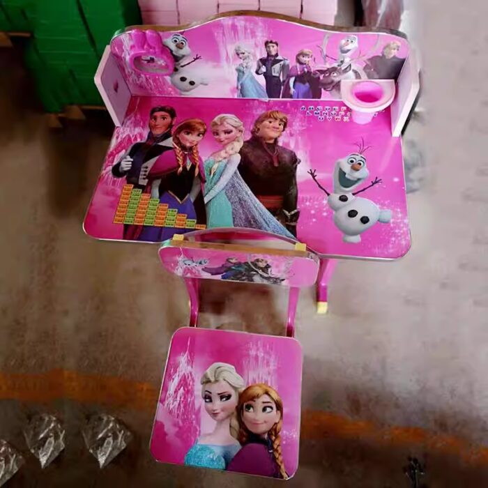 1033754344_67dc7993e3022 مكتب اطفال معدن حجم كبير لون زهري - الصورة 1