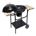 ⁦كانون أمريكي بتصميم مميز للشوي مع ارجل متجركه لون اسود⁩ - الصورة ⁦3⁩