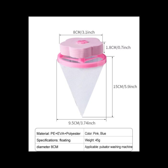 ⁦أداة  تصفية وإزالة الوبر والشعر للغسالات قطعة واحدة⁩ - الصورة ⁦8⁩