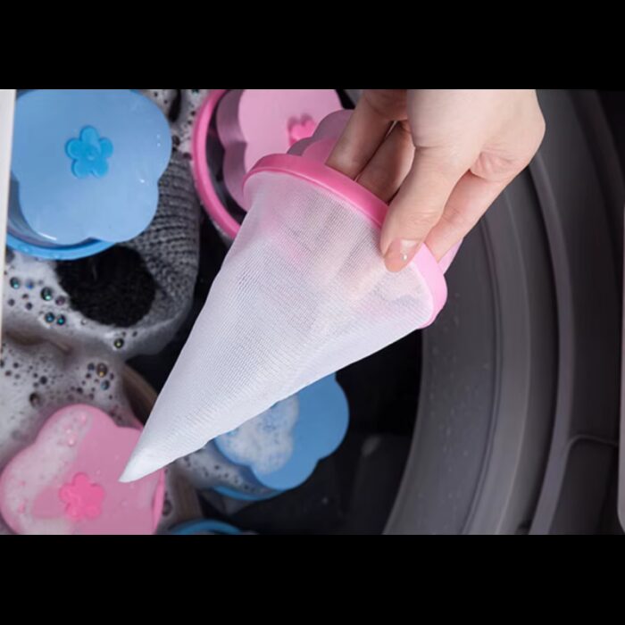 ⁦أداة  تصفية وإزالة الوبر والشعر للغسالات قطعة واحدة⁩ - الصورة ⁦10⁩