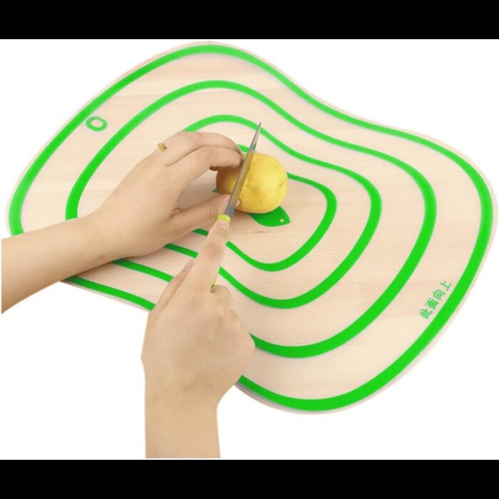 ⁦لوح تقطيع بلاستيك غير قابل للانزلاق حجم 41×31 سم⁩ - الصورة ⁦2⁩