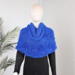 شال النساء السحري القابل للتمدد لون نيلي