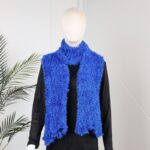 ⁦شال النساء السحري القابل للتمدد لون نيلي⁩ - الصورة ⁦2⁩