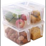 ⁦تبروير ثلاجه شفاف مع يد و غطاء حجم كبير 2221⁩ - الصورة ⁦4⁩