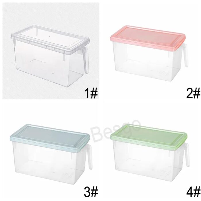 ⁦تبروير ثلاجه شفاف مع يد و غطاء حجم كبير 2221⁩ - الصورة ⁦7⁩