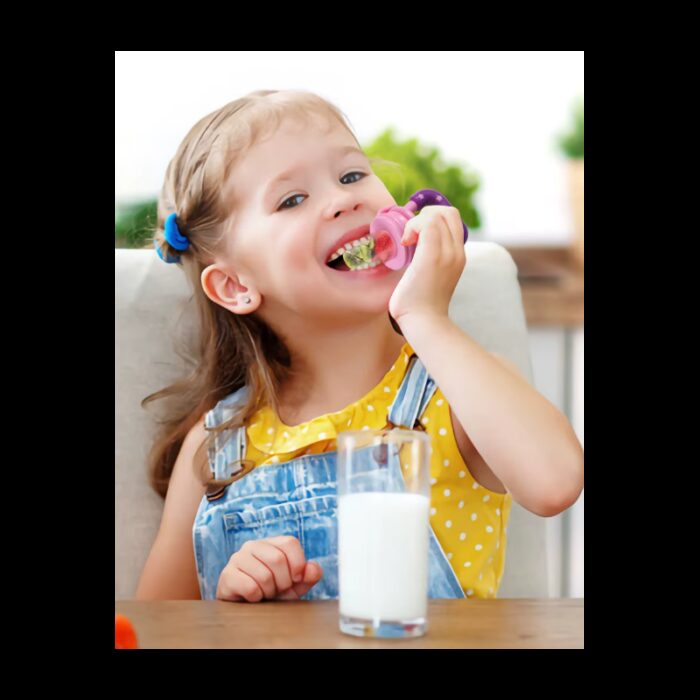 ⁦مصاصة الغذاء والفاكهة للأطفال متعددة الاستعمالات⁩ - الصورة ⁦7⁩