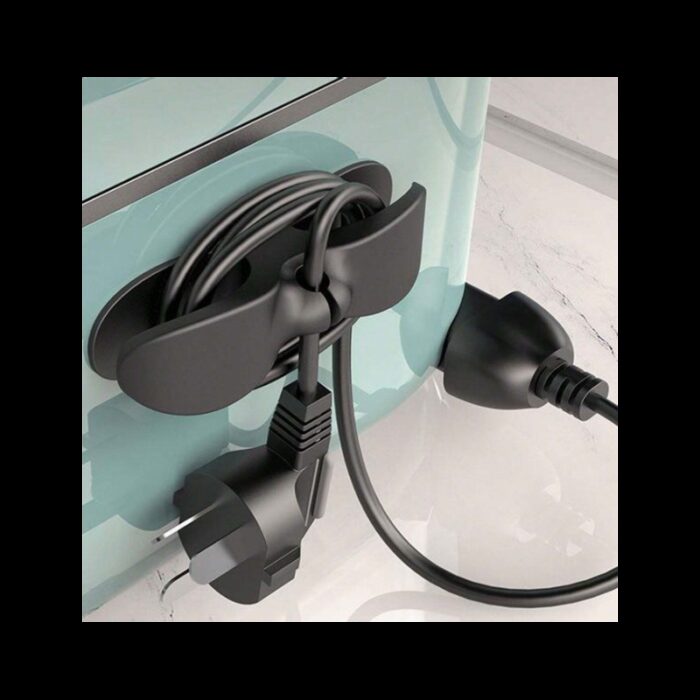 ⁦حامل ومنظم أسلاك ذاتي اللصق⁩ - الصورة ⁦2⁩