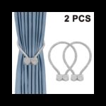 مرابط ستائر مغناطيسية سداسية الاضلاع من الخلف (قطعتين