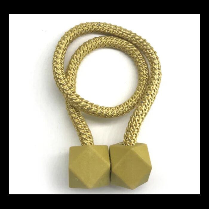 ⁦مرابط ستائر مغناطيسية سداسية الاضلاع من الخلف (قطعتين⁩ - الصورة ⁦5⁩