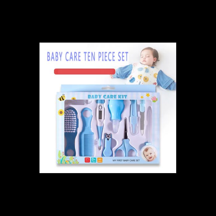 1033754456_67dc7a707f930 طقم العناية بالبيبي مكون من 10 قطع بعدة ألوان - الصورة 1