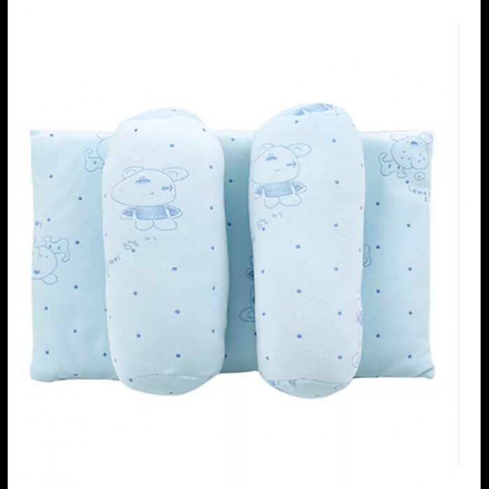 1033754458_67dc7a745bb4a وسادة حماية قطنية ضد لفة الرقبة لحديثي الولادة بألوان متعددة - الصورة 1