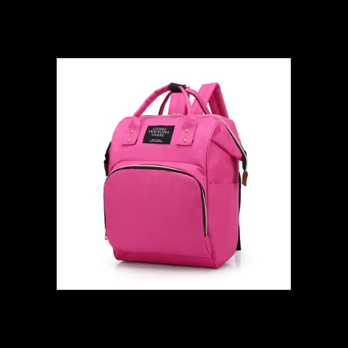 ⁦شنطة ظهر بيبي - فوشي⁩ - الصورة ⁦2⁩