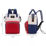 ⁦شنطة ظهر بيبي كحلي ابيض احمر⁩ - الصورة ⁦5⁩