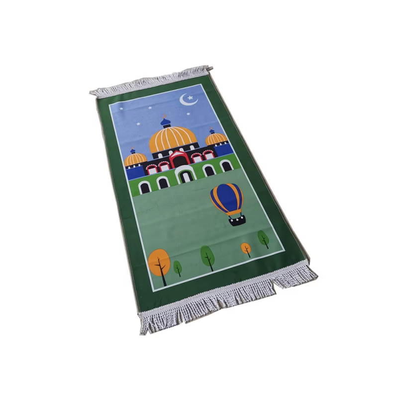 ⁦سجادة صلاة للأطفال حجم 90×48 سم بألوان متعددة⁩ - الصورة ⁦1⁩