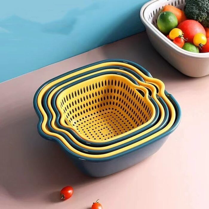 ⁦طقم مصافي بلاستيك 6 قطع⁩ - الصورة ⁦2⁩