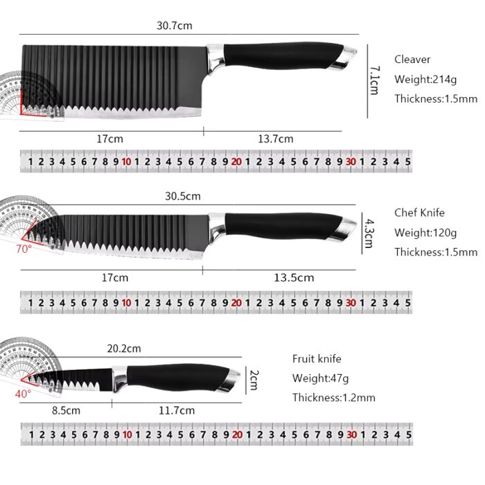 ⁦طقم سكاكين المبطخ 6 قطع⁩ - الصورة ⁦4⁩