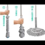 ⁦ممسحة دوارة قابلة للاستبدال 360 درجة مع عصا⁩ - الصورة ⁦9⁩