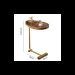 سكملة خشب قاعدة معدنية ذهبي 2-14