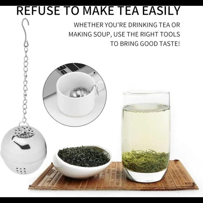 ⁦مصفاية طابة ستانلس حجم كبير 2132⁩ - الصورة ⁦2⁩