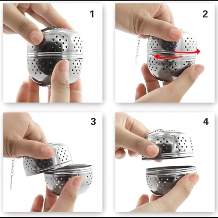 ⁦مصفاية طابة ستانلس حجم كبير 2132⁩ - الصورة ⁦4⁩