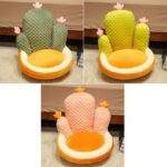 ⁦كرسي اطفال محشو بتصميم الصبار بألوان متعددة⁩ - الصورة ⁦5⁩