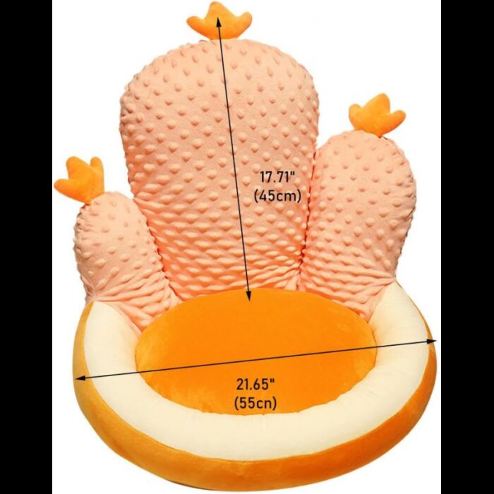 ⁦كرسي اطفال محشو بتصميم الصبار بألوان متعددة⁩ - الصورة ⁦6⁩