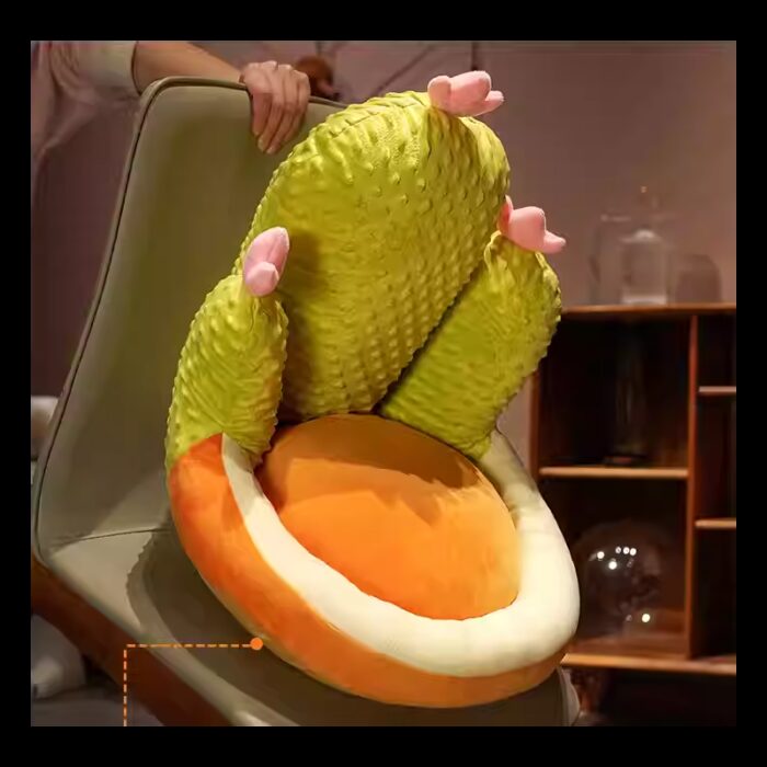 ⁦كرسي اطفال محشو بتصميم الصبار بألوان متعددة⁩ - الصورة ⁦8⁩