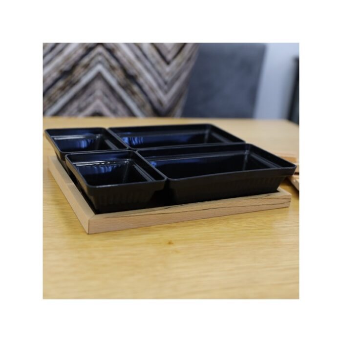 ⁦مضيفة غطاء خشب رباعية تركي 2474⁩ - الصورة ⁦3⁩