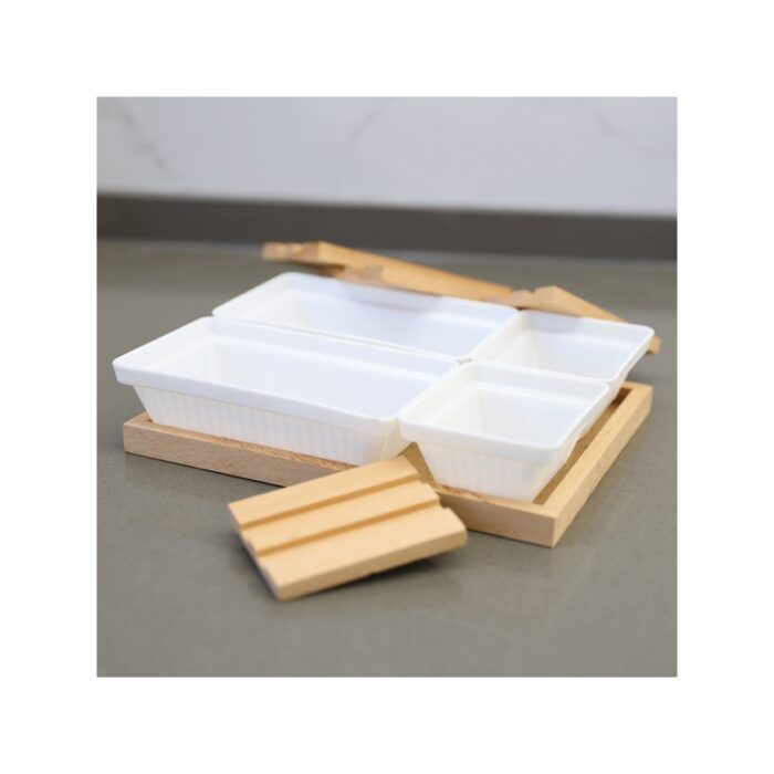 ⁦مضيفة غطاء خشب رباعية تركي 2474⁩ - الصورة ⁦9⁩