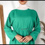 ⁦طقم تيشيرت وبنطلون صيفي للنساء لون أخضر⁩ - الصورة ⁦3⁩