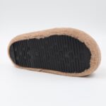 ⁦حذاء مبطن فرو بنعل عريض للنساء لون بني فاتح⁩ - الصورة ⁦5⁩