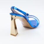 ⁦كندرة كعب عالي للنساء لون أزرق نيلي⁩ - الصورة ⁦2⁩