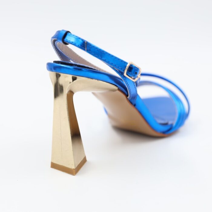 ⁦كندرة كعب عالي للنساء لون أزرق نيلي⁩ - الصورة ⁦2⁩