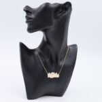 سلسال ذهبي بتصميم ما شاء الله لون أبيض