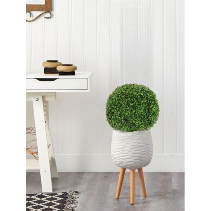 ⁦35cm نبته صناعيه شكل كره  لون اخضر⁩ - الصورة ⁦13⁩