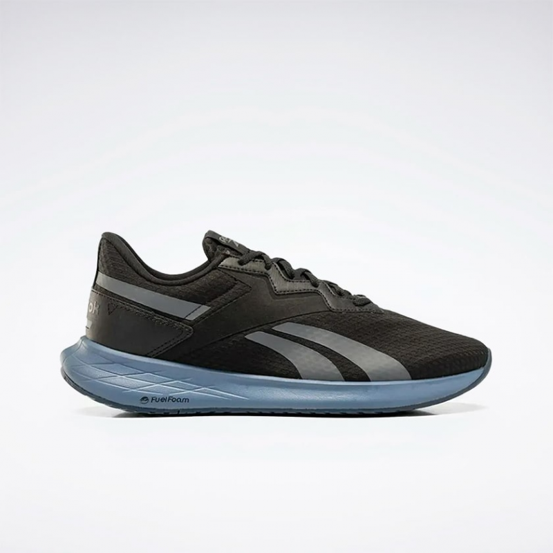 ⁦Reebok Men's Energen Plus 2 Running Shoes -حذاء ريبوك اينرجين بلس 2 للرجال لون أسود وتركواز⁩ - الصورة ⁦1⁩