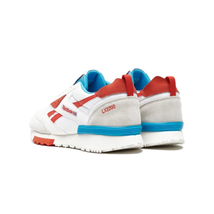 ⁦Reebok Unisex' LX2200 Shoes-حذاء ريبوك ال اكس 2200 للجنسين لون أبيض⁩ - الصورة ⁦10⁩