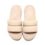 ⁦Reebok Womens' Cardi B Slide - حذاء ريبوك كاردي بي للنساء لون بيج⁩ - الصورة ⁦6⁩