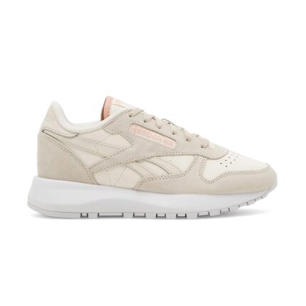 Reebok Womens' Classic Leather SP Shoes - حذاء ريبوك كلاسيك اس بي للنساء لون بيج