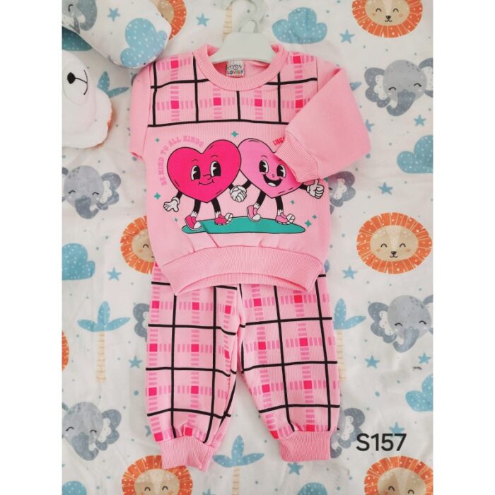 1033754871_67dc7d9882d5c بيجامة بناتي بتصميم قلب لون زهري - الصورة 1