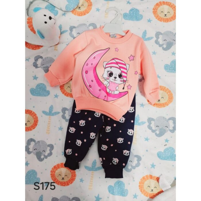 1033754895_67dc7dc61b8e2 بيجامة بناتي بيبي لون زهري - الصورة 1